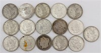 1887 16 Silver Morgan Dollars