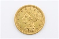 1846-O US $2½ Liberty Head Gold Coin