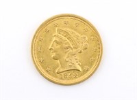 1852-0 US $2½ Gold Liberty Head Coin