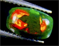 1.01 ct Natural Ethiopian Black Fire Opal