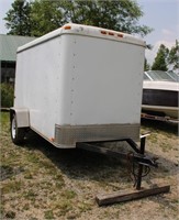 2007 ENCLOSED 10 FT TRAILER WITH TITLE