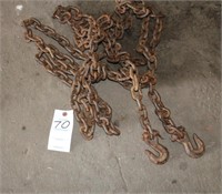 18 FT CHAIN WITH HOOKS