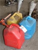 VARIOUS GAS CANS