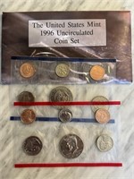 1996 P&D UNC COIN SET