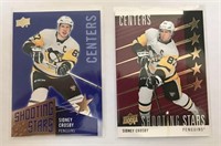 2 Cartes spéciales Sidney Crosby Shooting Stars
