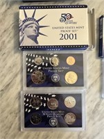 2001 PROOF COIN SET