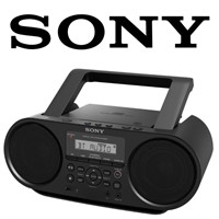($149)Sony CD Boombox with Bluetooth ZSRS60BT