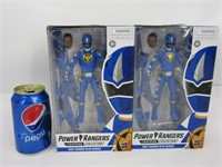 2 figurines Power Rangers, Blue Ranger