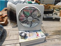PORTABLE AC OR BATTERY POWERED FAN