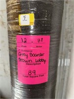 BROWN LOBBY ROLL OF CARPET - 10 ' x 50' = 89 TTL