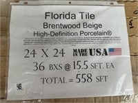 Florida Tile - Brentwood Biege - 36 Boxes/Units -