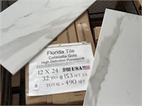 Florida Tile - Calacatta Gold - 32 Boxes/Units -