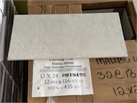 Florida Tile - Malibu White - 32 Boxes/Units -