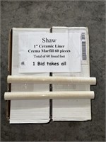 Shaw/Borders - Crema Marfill Liner - 1x12 BUNDLES