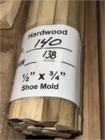 Hardwood - Shoemold = 140 L.F. Each