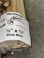 Hardwood - Shoemold = 160 L.F. Each