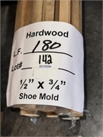 Hardwood - Shoemold = 180 L.F. Each
