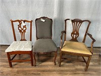 3pc Antique Chairs