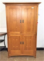 Stickley Mission Oak Media Armoire