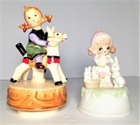 Meico & Unmarked Musical Figurines