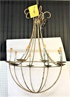 Shabby Metal Chandelier