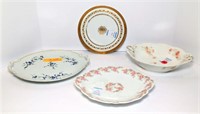 Limoges Plates, Platter and Bowl