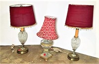 Selection of Lamps with Shades