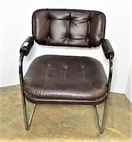 Patrician Furniture Chrome Base Arm Chair