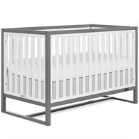 Dream On Me Arlo 5-in-1 Convertible Crib in Steel