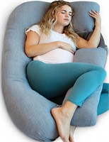 Pharmedoc Pregnancy Pillows, U-Shape Full Body Pi