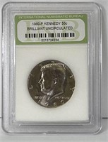 1980-P Kennedy 50cent Brilliant Uncirculated Coin
