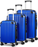 SunnyTour Expandable Luggage Sets with Double Spi