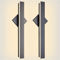 LZHOME 2-Packs Outdoor LED Wall Light: 24W 3000K