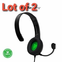 Lot of 2, PDP Gaming LVL30 Wired Chat Headset, Xbo