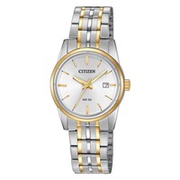 Citizen Ladies Quartz Two-Tone Watch With Silver-T