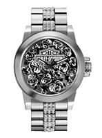 Harley-Davidson® Women's Bulova Rose Faced Wrist W