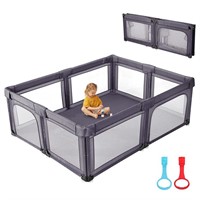 Baby Playpen Foldable Play Pens for Babies with B