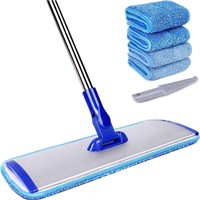 18" Professional Microfiber Mop Floor Cleaning Sy