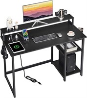 GreenForest Computer Desk with USB Charging Port