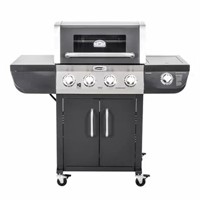 Cuisinart Four Burner Dual Fuel Gas Grill Grey