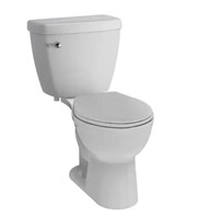 2-piece 1.28 GPF Single Flush Round Front Toilet