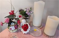 CANDLES & CANDLE DISHES
