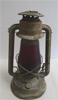 Dietz Railroad Red Glass Lantern #4-1929
