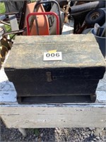 Early wooden tool chest