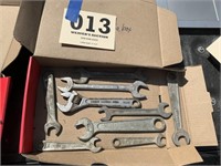 Box lot wrenches.  1 is craftsman