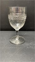 1890's Nova Scotia Glass Starflower Goblet