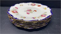 6 Cauldon 9" Diameter Plates * One With Small Chip