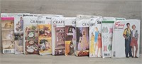 Lot of Vintage Craft & Clothes Patterns
