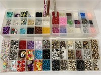 Large lot of crafting jewelry beads