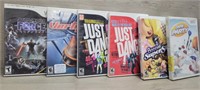 (6) Wii Just Dance & Other Wii Games